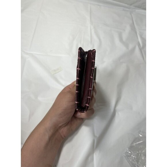 Identity Stronghold Womens Wallet Croc Print Leather Bifold Organizer - Picture 4 of 16